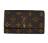 Louis Vuitton Continental Wallet, &pound;190, Accessories, Brown, Canvas, Front view